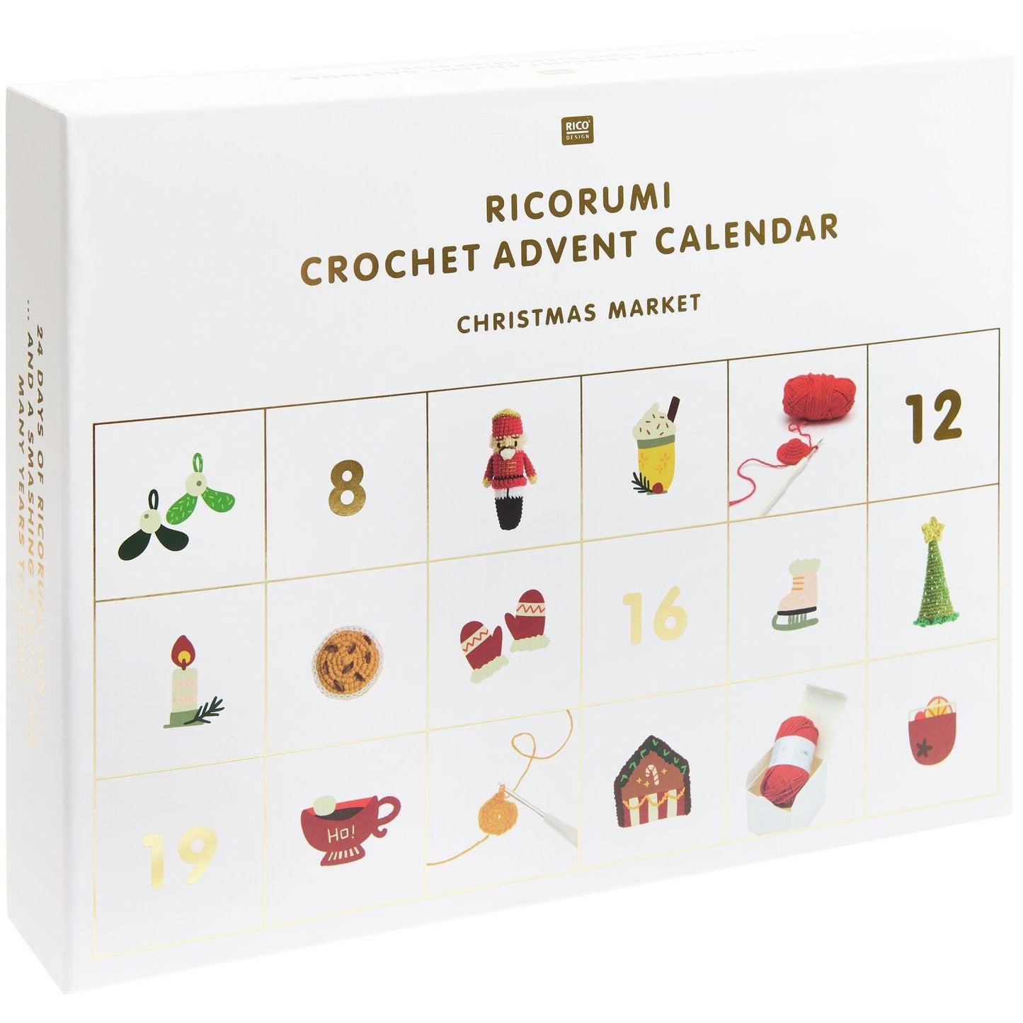 Rico Design Ricorumi Adventskalender Weihnachtsmarkt