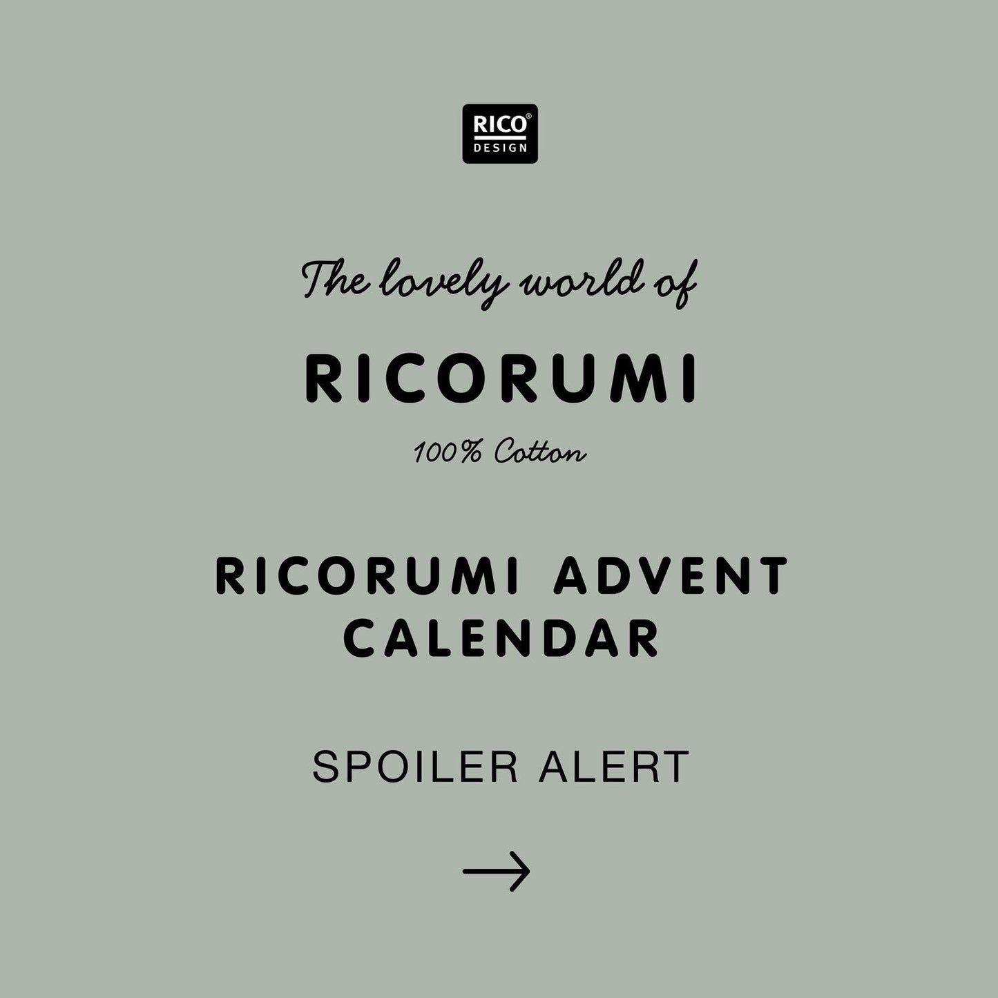 Rico Design Ricorumi Adventskalender Weihnachtsmarkt