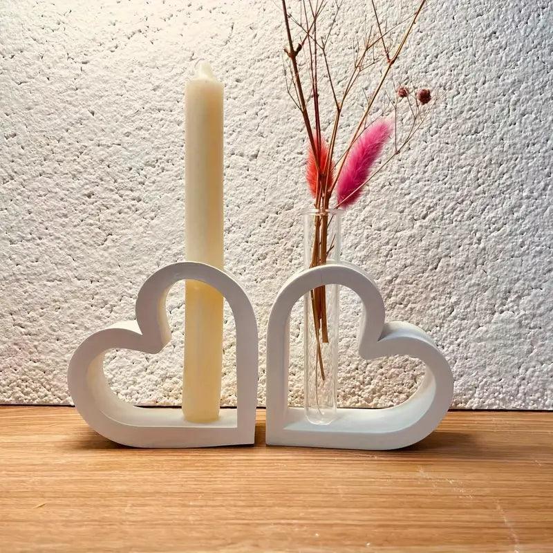 Silikonform Herzvase - Craftguru