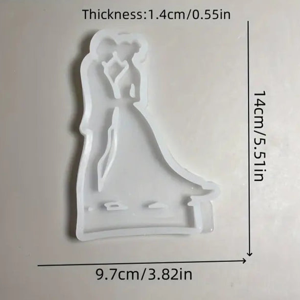 Silikonform Aufsteller Hochzeitspaar