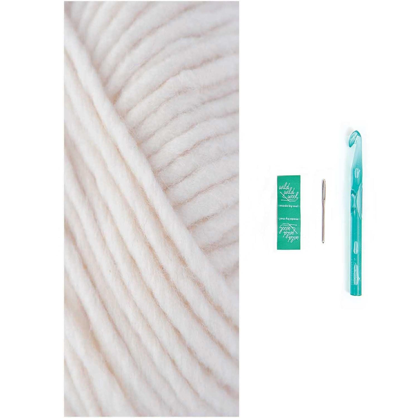 Rico Design Häkelset Mütze Super Chunky Wollweiss - Craftguru