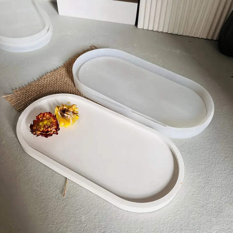 Silikonform Schale Oval
