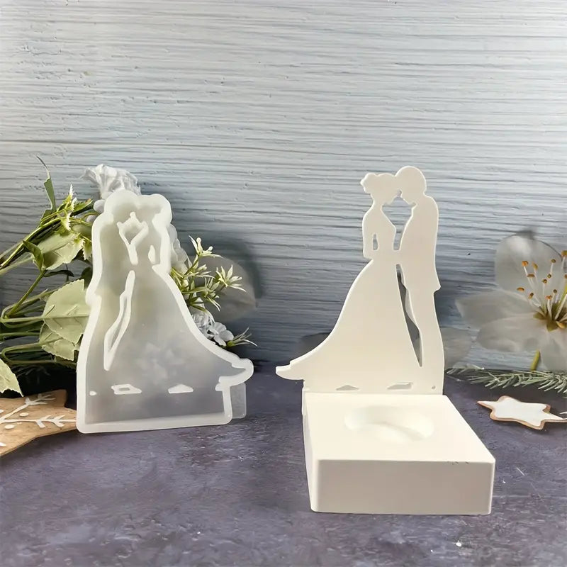 Silikonform Aufsteller Hochzeitspaar