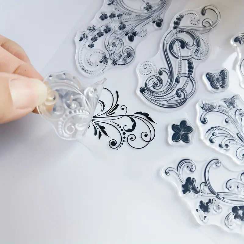 Clearstamps Blumenranken
