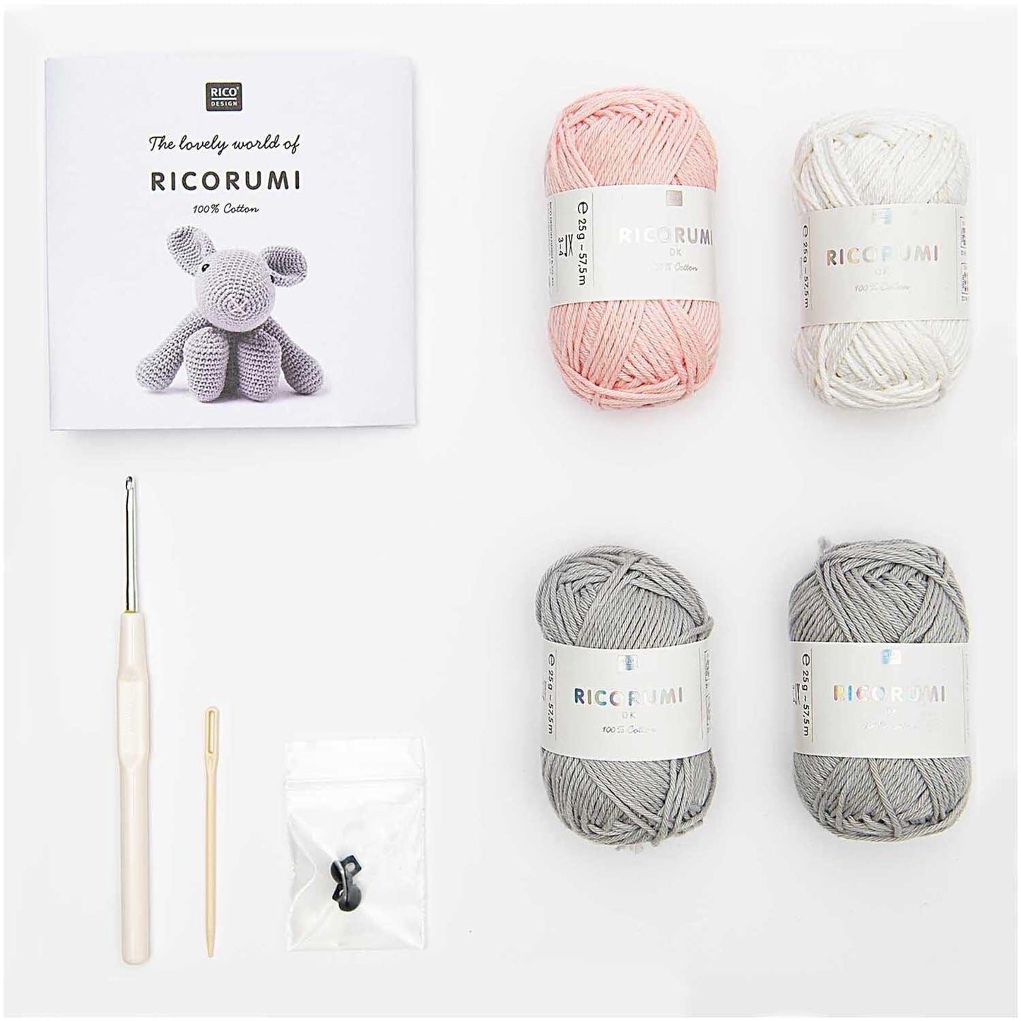 Rico Design Häkelset Ricorumi Puppies Hase - Craftguru