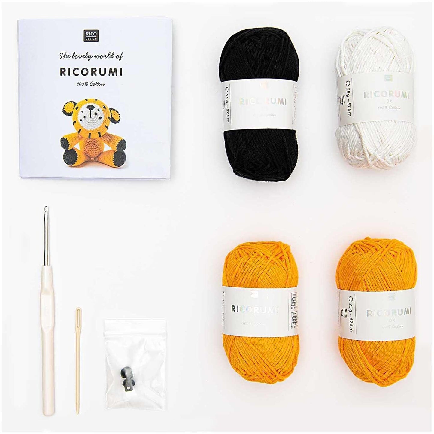 Rico Design Häkelset Ricorumi Puppies Tiger - Craftguru