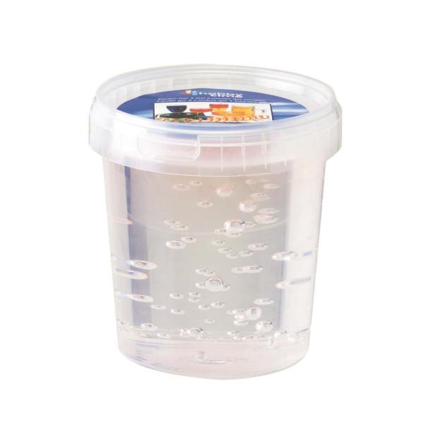 Kerzen-Gel mit Docht, farblos, verschiedene Größen