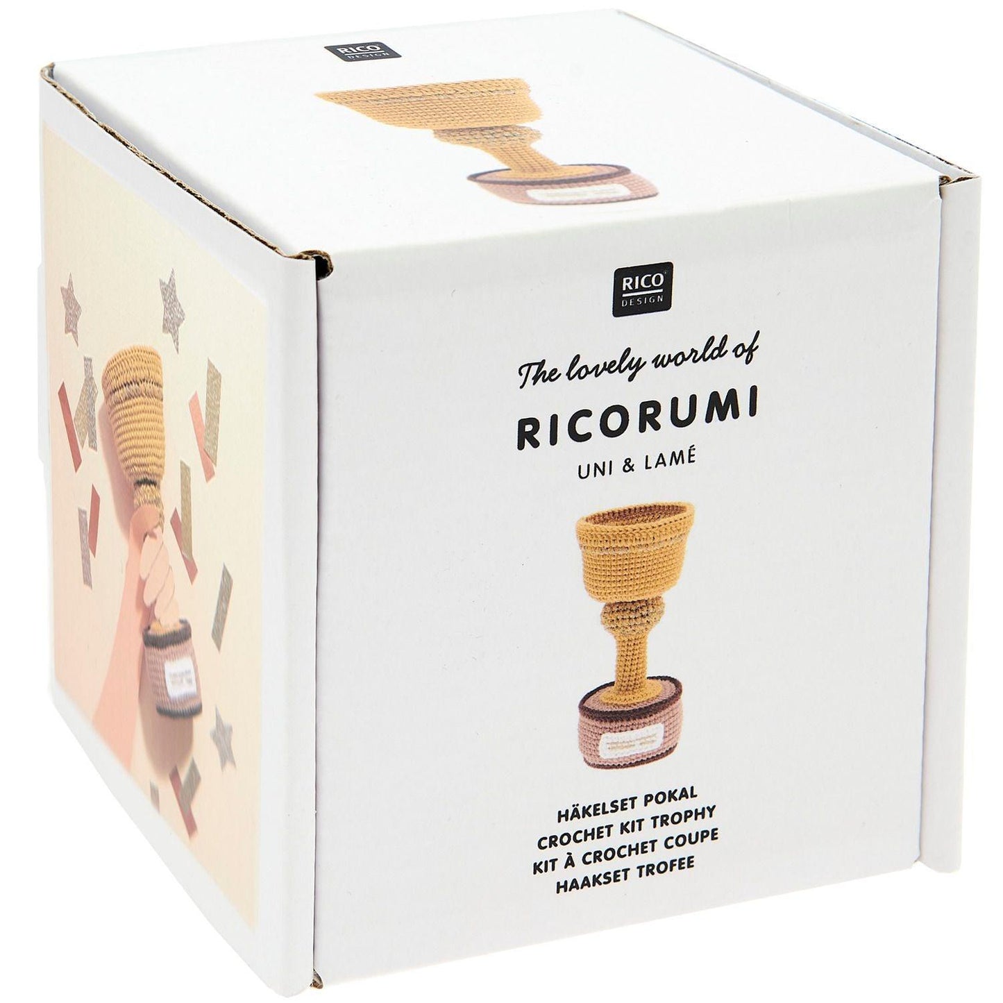 Rico Design Ricorumi Häkelset Pokal Gold 16cm - Craftguru