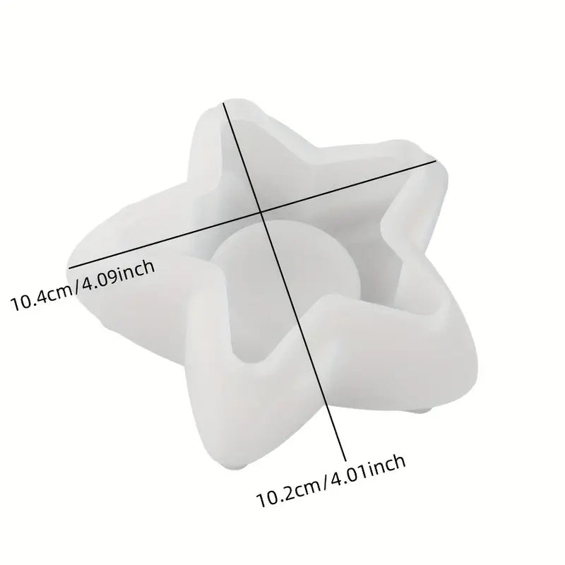 Silikonform Teelichthalter Stern