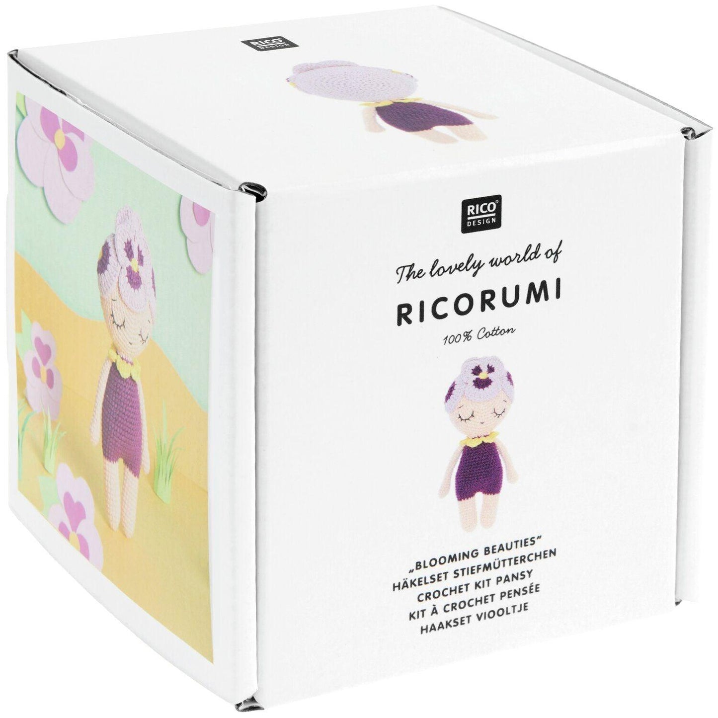 Rico Design Häkelset Ricorumi Blooming Beauties Stiefmütterchen - Craftguru