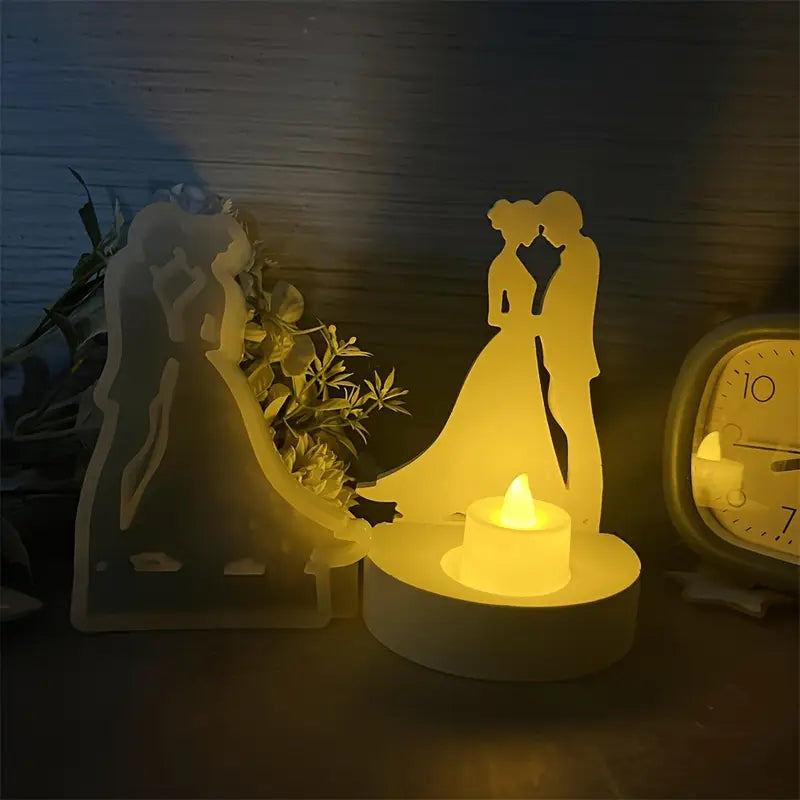 Silikonform Aufsteller Hochzeitspaar