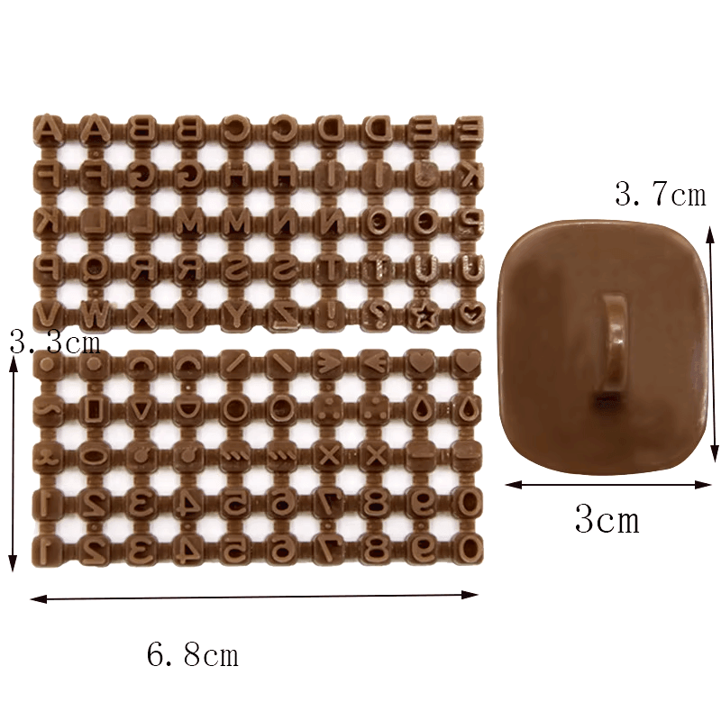 Töpferstempel alphanumerisch - Craftguru