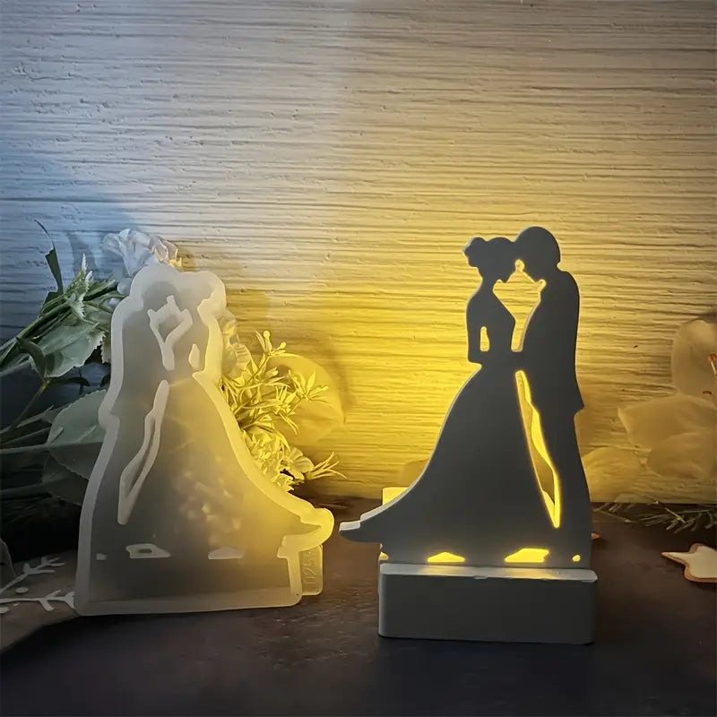 Silikonform Aufsteller Hochzeitspaar