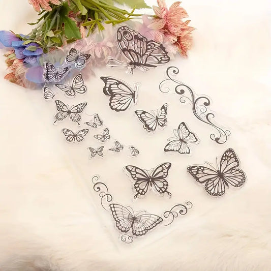 Clearstamps Schmetterlinge
