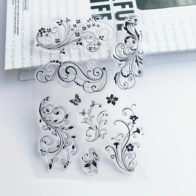 Clearstamps Blumenranken