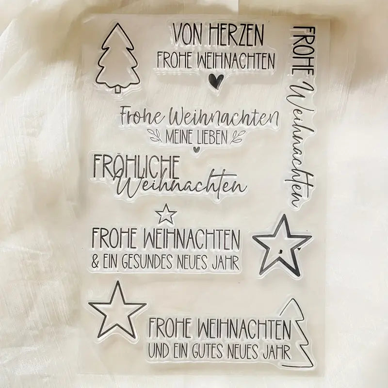 Clearstamps Weihnachtsgrüße