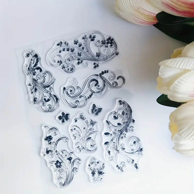 Clearstamps Blumenranken
