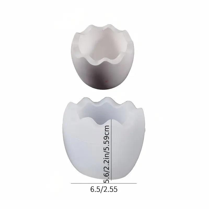 Silikonform Eierschale - Craftguru