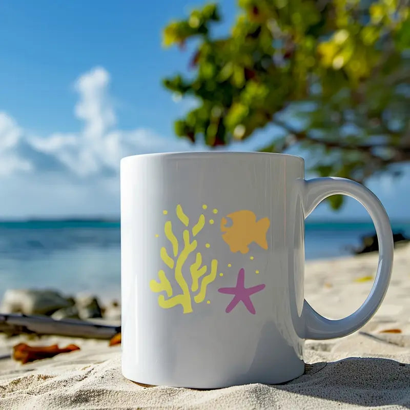 Schablonenset Meeresbewohner, 30 teilig