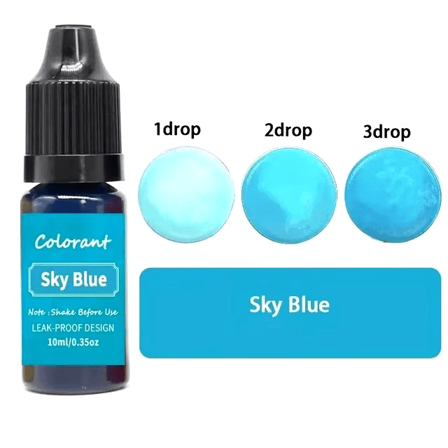 Farbpigmente für Kerzenwachs, himmelblau, 5ml - Craftguru