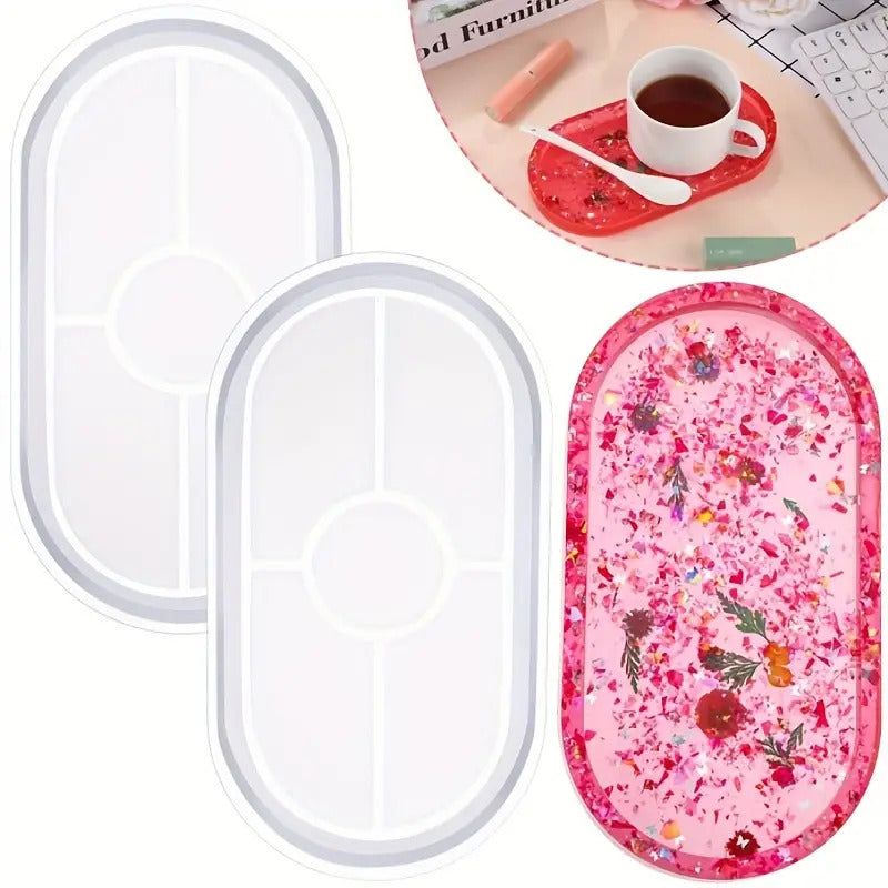 Silikonform Schale Oval