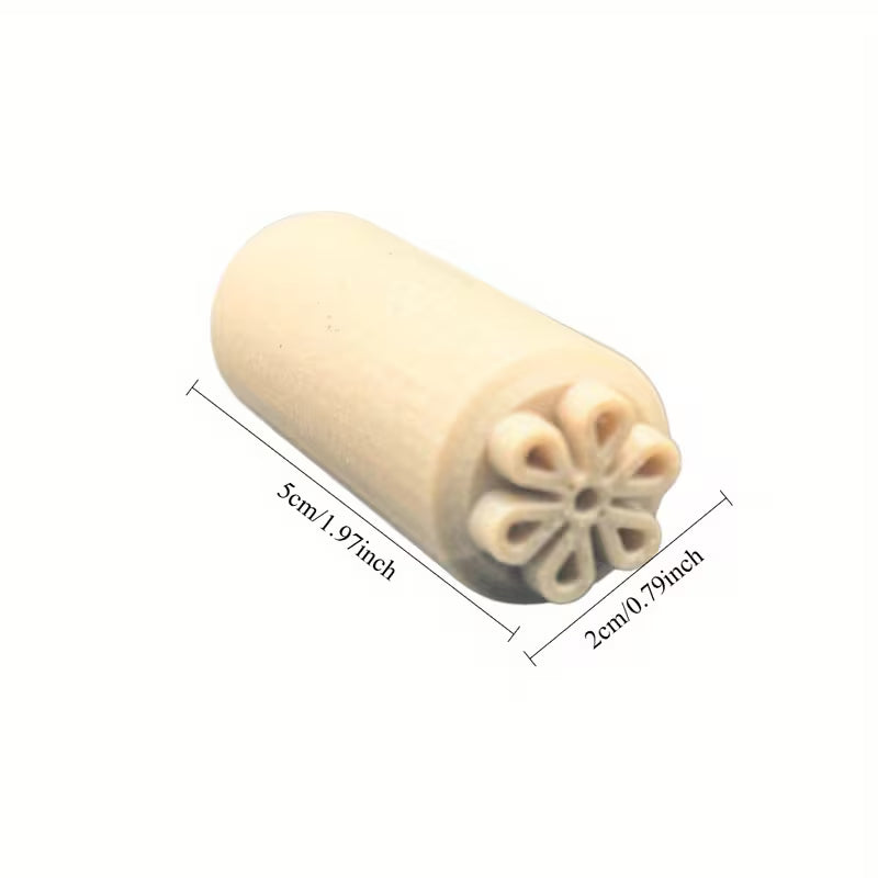 Set Töpferstempel mit 7 verschiedenen Motiven, Kunststoff