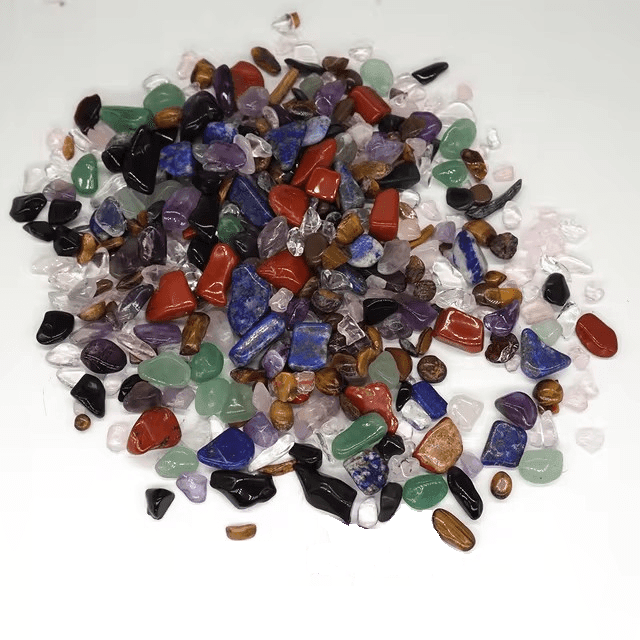 Natürliche Ziersteine - Bunte Mischung, 50g - Craftguru