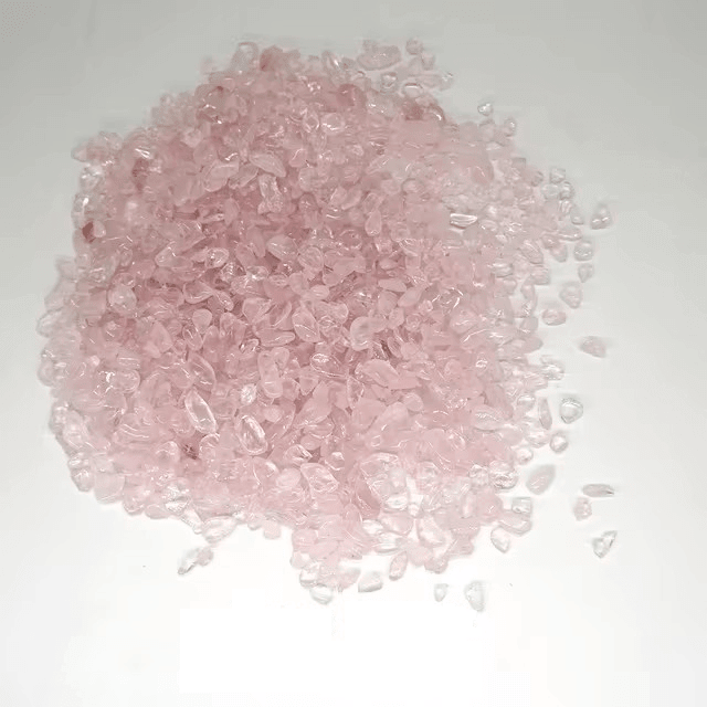 Natürliche Ziersteine - Rosenquarz, 50g - Craftguru