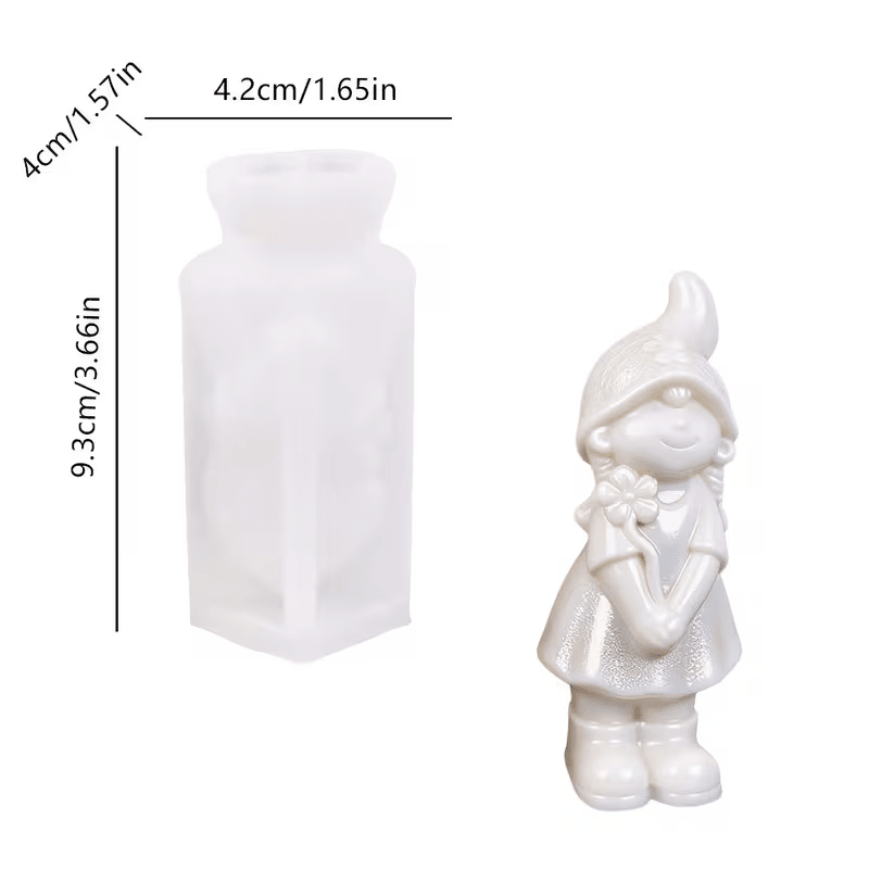 Silikonform Mädchen, 2 Varianten - Craftguru