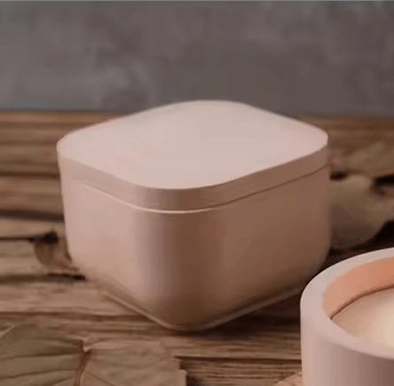 Silikonform Dose mit Deckel, quadratisch - Craftguru