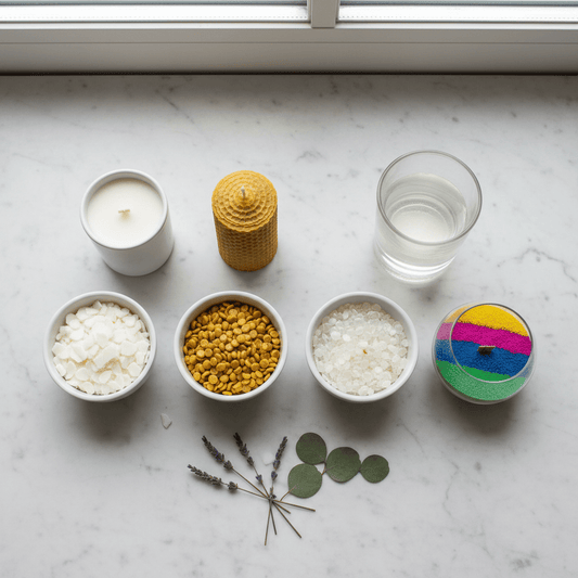Kerzenwachs im Vergleich: Sojawachs, Bienenwachs, Paraffin & Kerzensand – was passt zu dir? - Craftguru