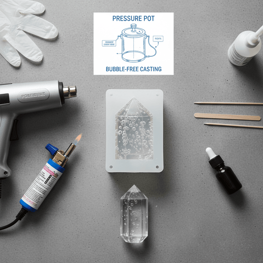 Luftblasen in Resin vermeiden: Ursachen, Methoden & welches Harz am wenigsten Blasen bildet - Craftguru