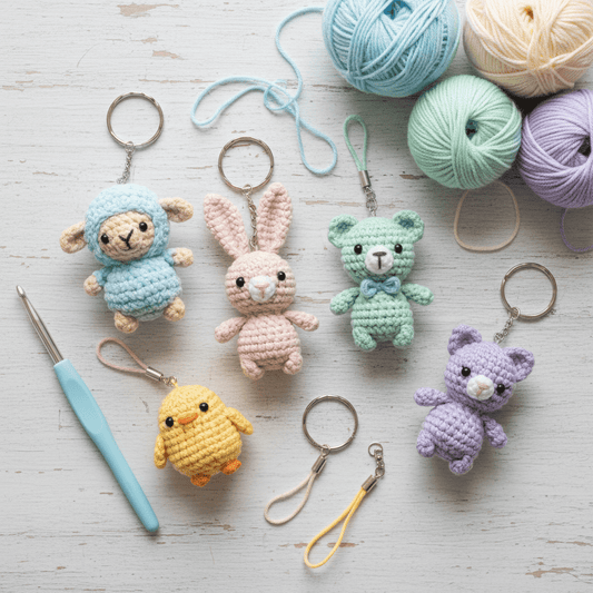 Schlüsselanhänger häkeln: Schritt für Schritt zum süßen Unikat - Craftguru