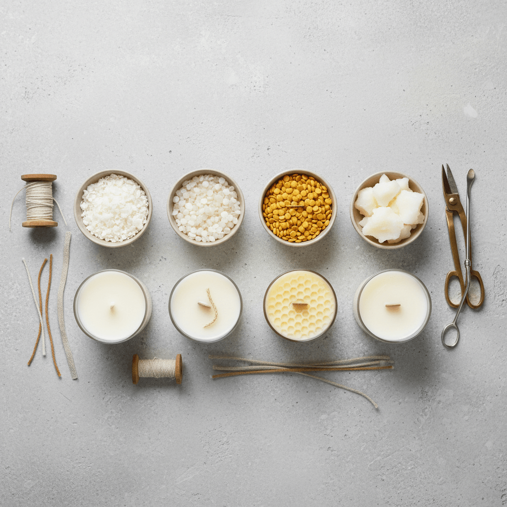 Welches Wachs eignet sich für Duftkerzen? Sojawachs, Bienenwachs & Paraffin im Vergleich - Craftguru