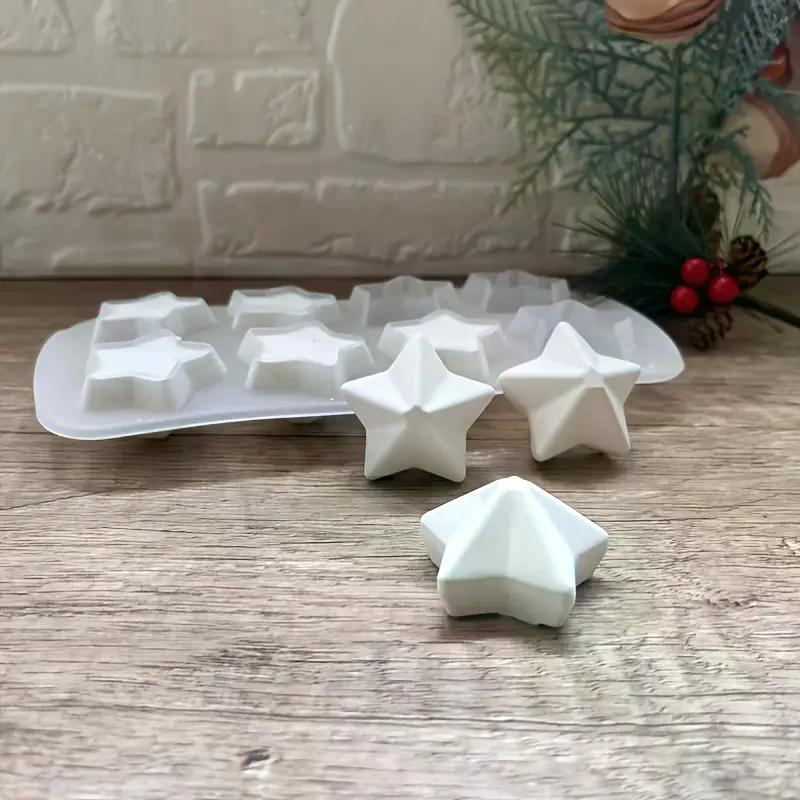 Silikonform Weihnachtssterne