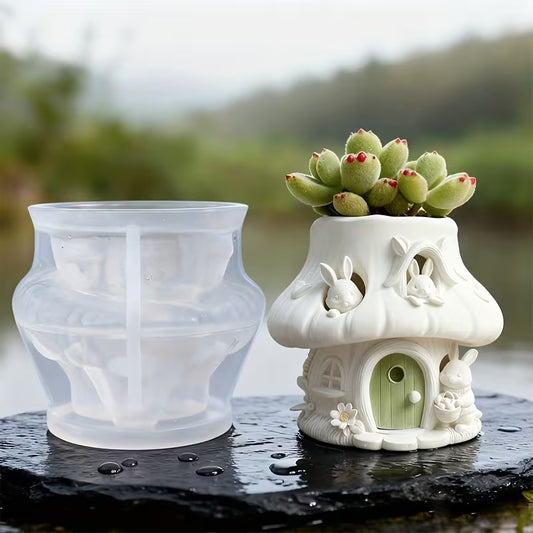 Silikonform Häschenhaus