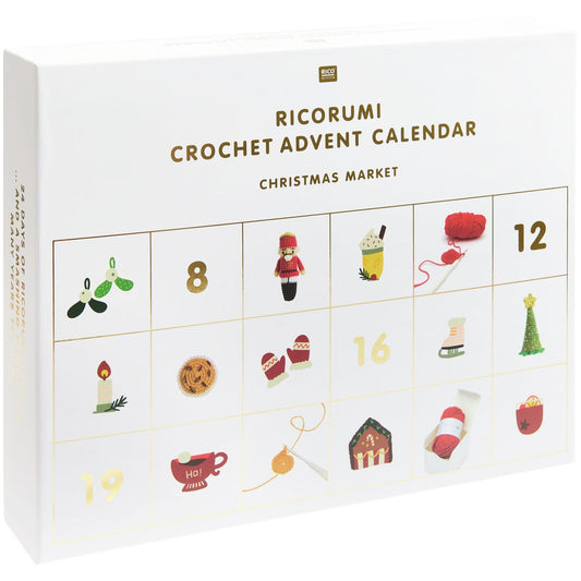 Rico Design Ricorumi Adventskalender Weihnachtsmarkt