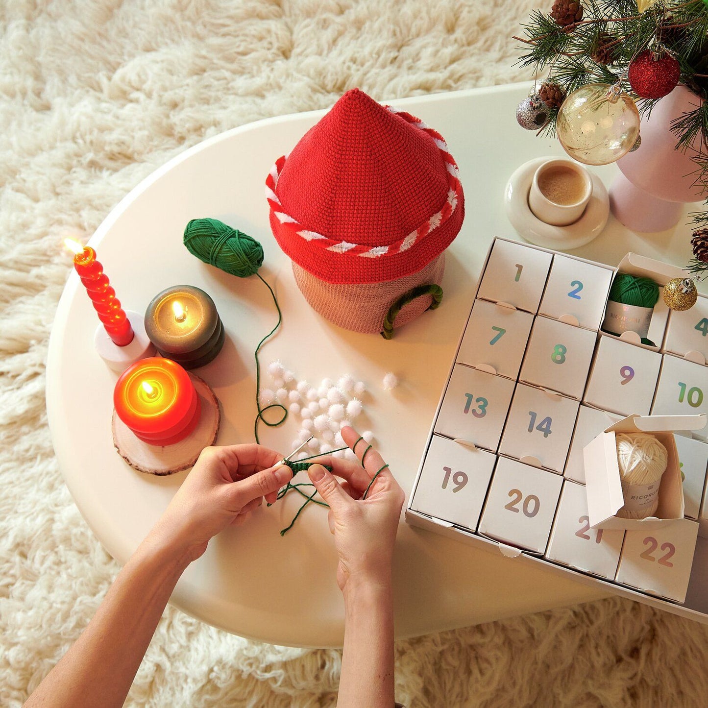 Rico Design Ricorumi Adventskalender Lebkuchenhaus