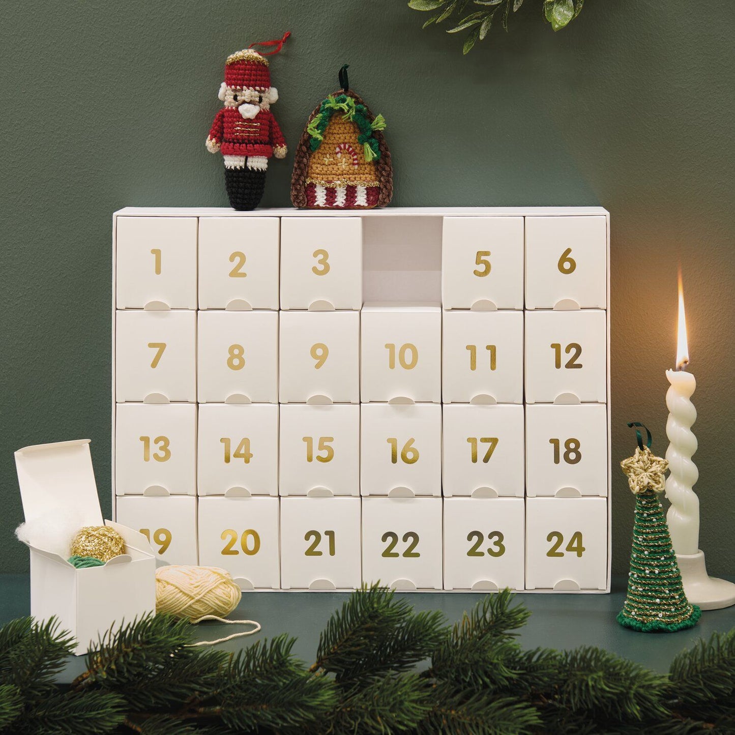 Rico Design Ricorumi Adventskalender Weihnachtsmarkt