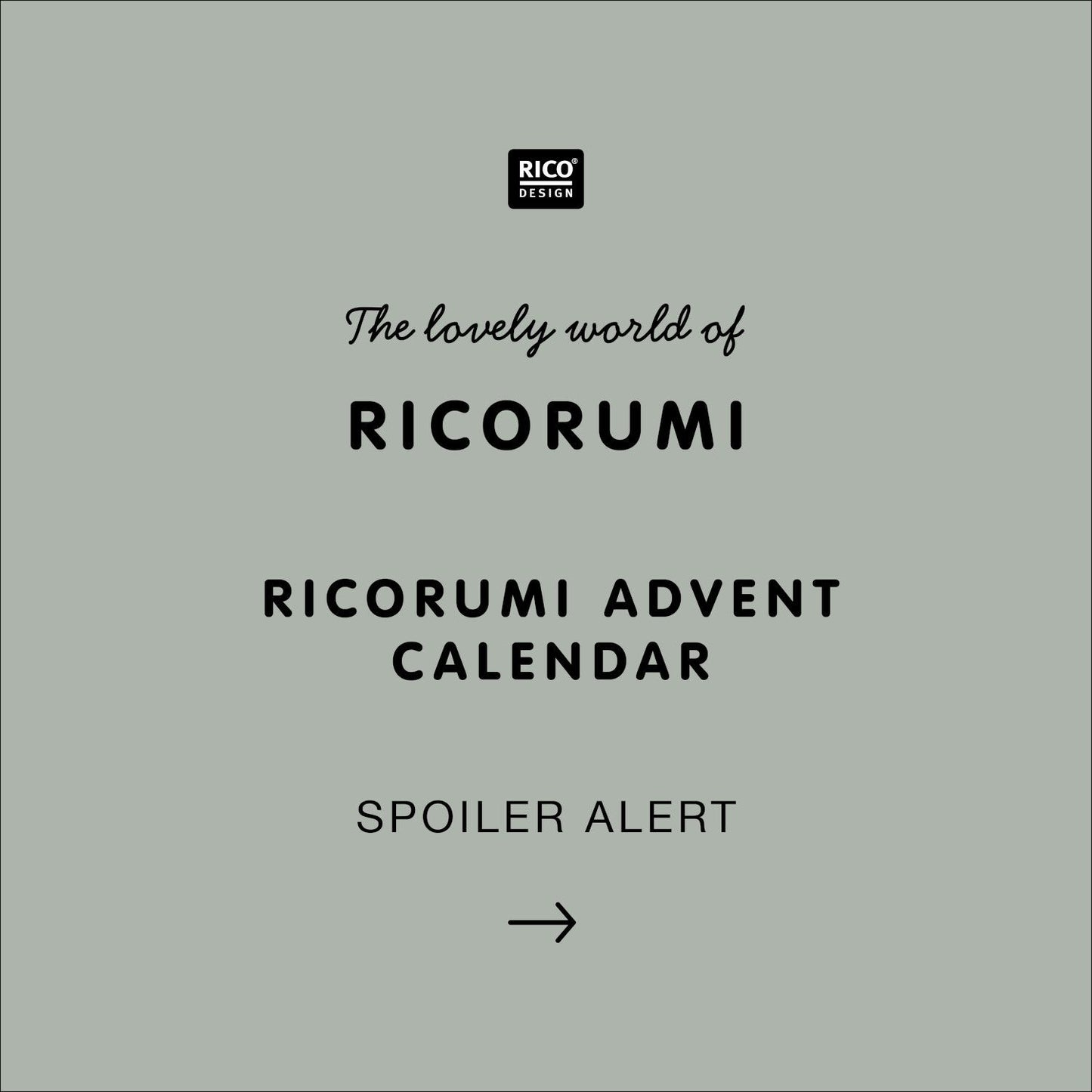 Rico Design Ricorumi Adventskalender Lebkuchenhaus