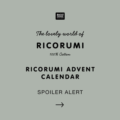 Rico Design Ricorumi Adventskalender Weihnachtsmarkt