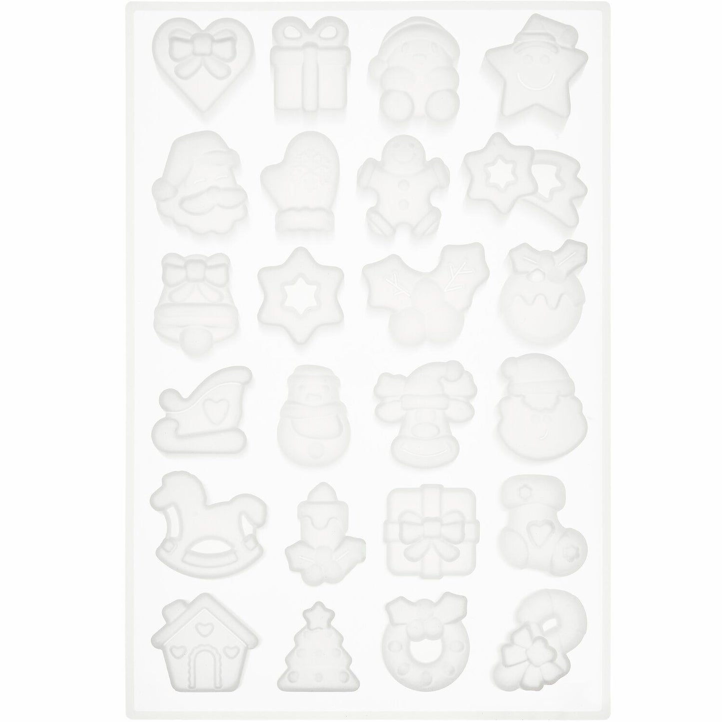 Mini Silikon Gießform Weihnachten