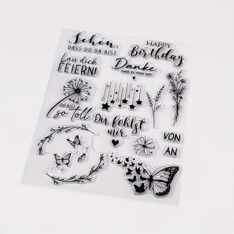 Clearstamps Sprüche für jeden Anlass