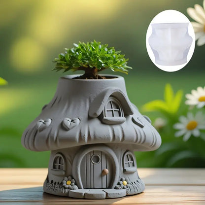 Silikonform Pilshaus