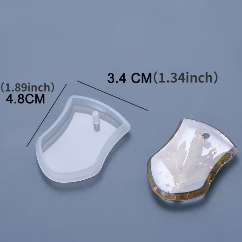 Resin Schlüsselanhänger Starterset – UV Resin & Perlglanz-Pigmente