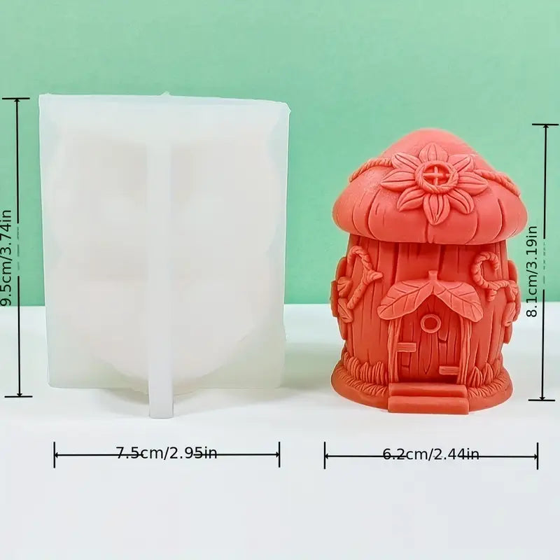 Silikonform Baumhaus, verschiedene Varianten