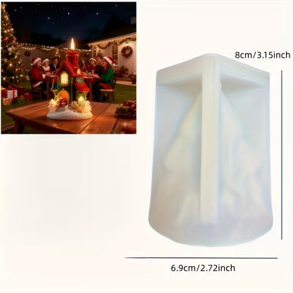 Silikonform Weihnachtshaus