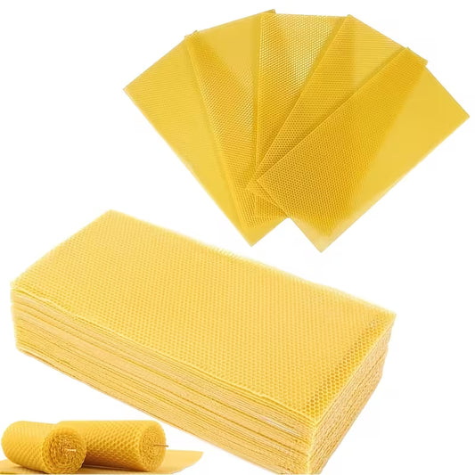 Bienenwachswaben 10 Stück. 132 mm x 90 mm