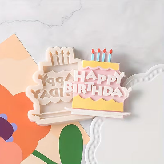 Silikonform Geburtstagskuchen