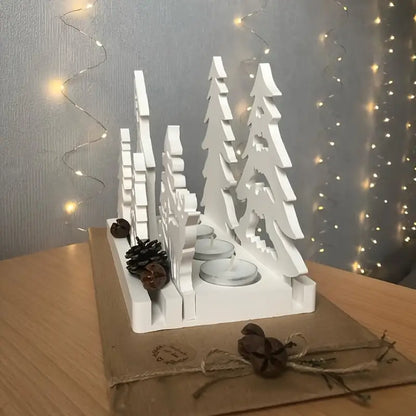 Silikonform Winterlandschaft, 7-teilig
